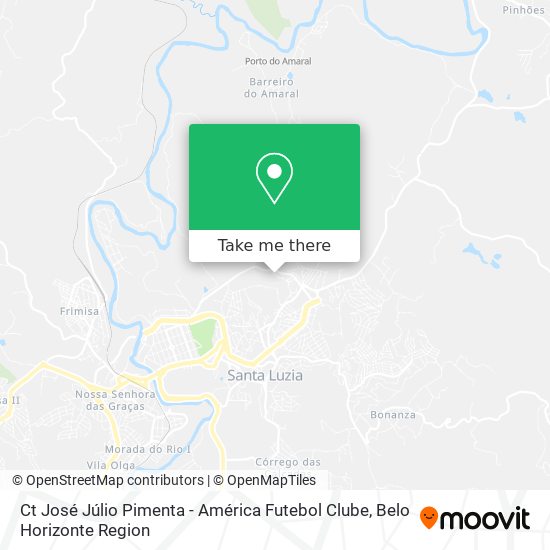 Ct José Júlio Pimenta - América Futebol Clube map