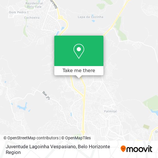 Juventude Lagoinha Vespasiano map