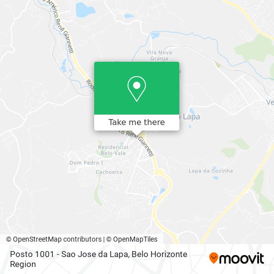 Posto 1001 - Sao Jose da Lapa map