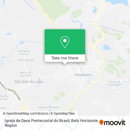 Igreja de Deus Pentecostal do Brasil map
