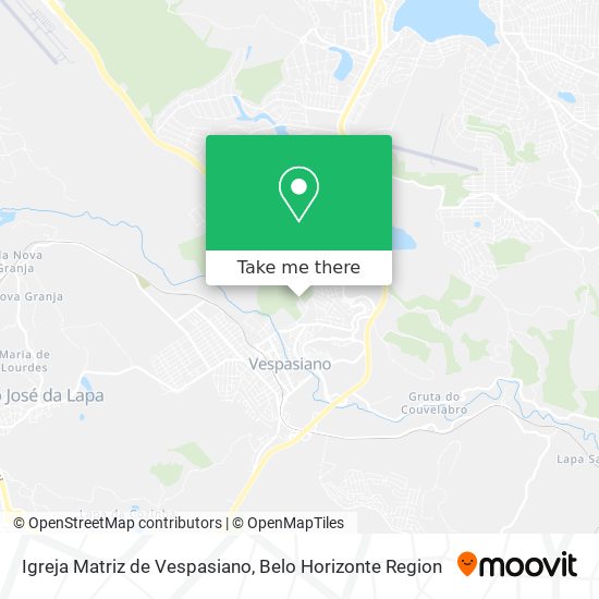 Igreja Matriz de Vespasiano map