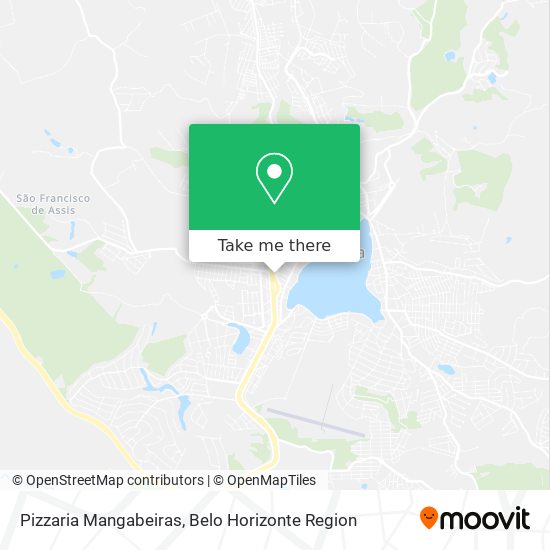 Pizzaria Mangabeiras map
