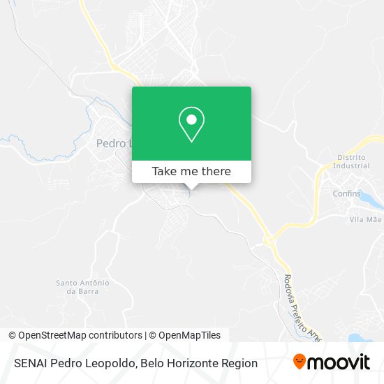 SENAI Pedro Leopoldo map