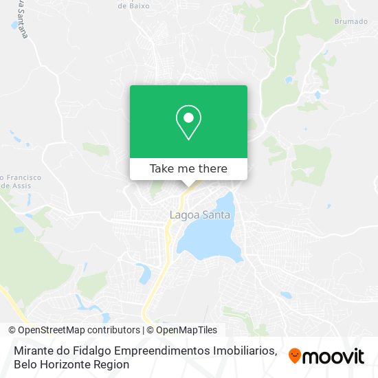 Mapa Mirante do Fidalgo Empreendimentos Imobiliarios