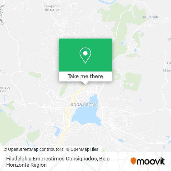 Filadelphia Emprestimos Consignados map