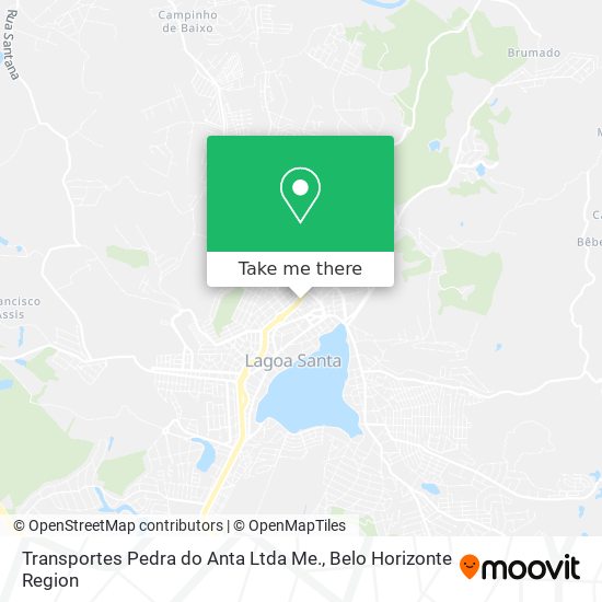 Transportes Pedra do Anta Ltda Me. map