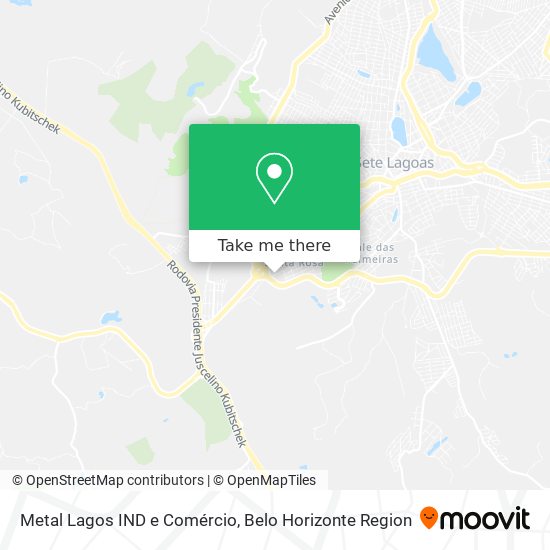 Metal Lagos IND e Comércio map