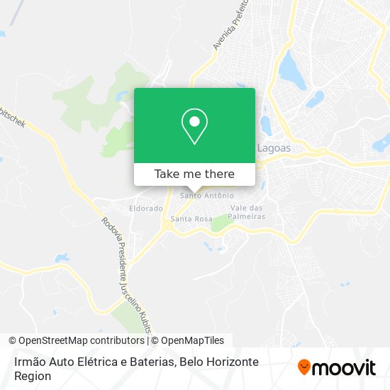 Irmão Auto Elétrica e Baterias map