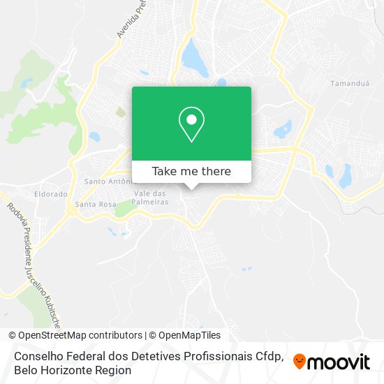 Conselho Federal dos Detetives Profissionais Cfdp map