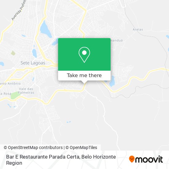 Bar E Restaurante Parada Certa map