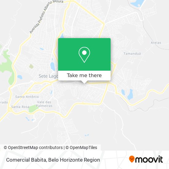 Comercial Babita map