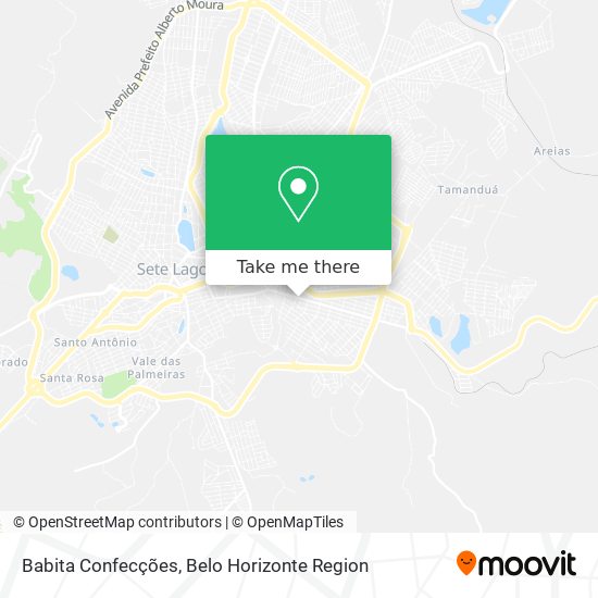 Babita Confecções map