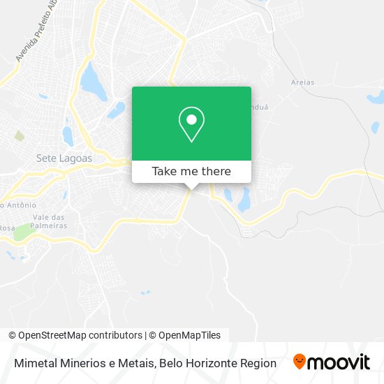 Mimetal Minerios e Metais map