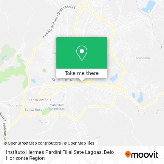 Instítuto Hermes Pardini Filial Sete Lagoas map