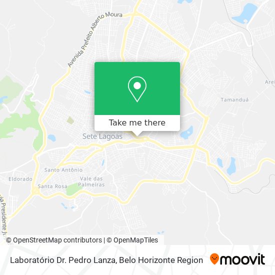 Laboratório Dr. Pedro Lanza map