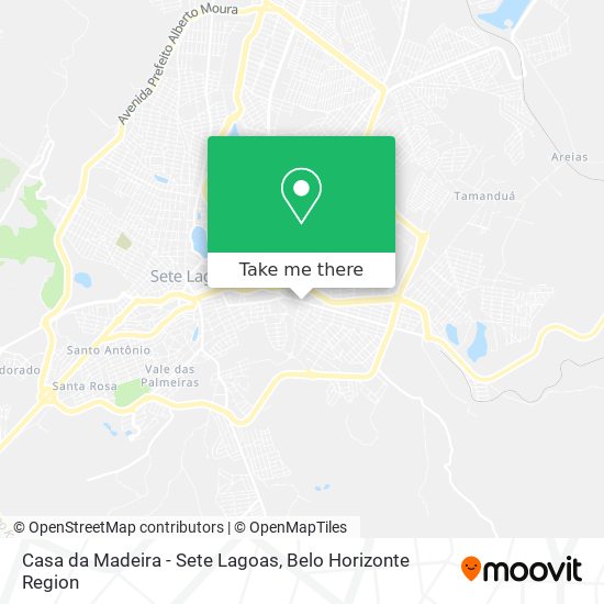 Casa da Madeira - Sete Lagoas map