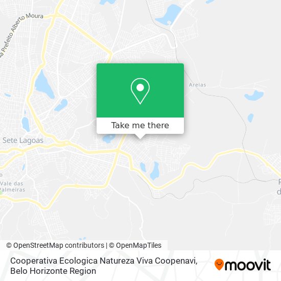 Cooperativa Ecologica Natureza Viva Coopenavi map