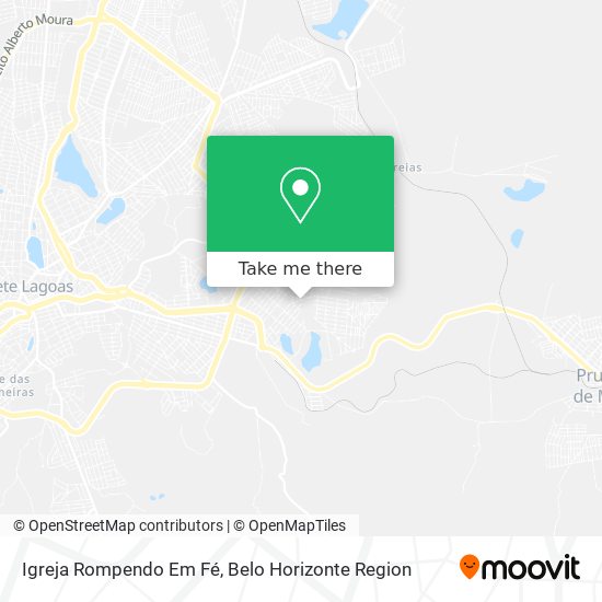 Igreja Rompendo Em Fé map