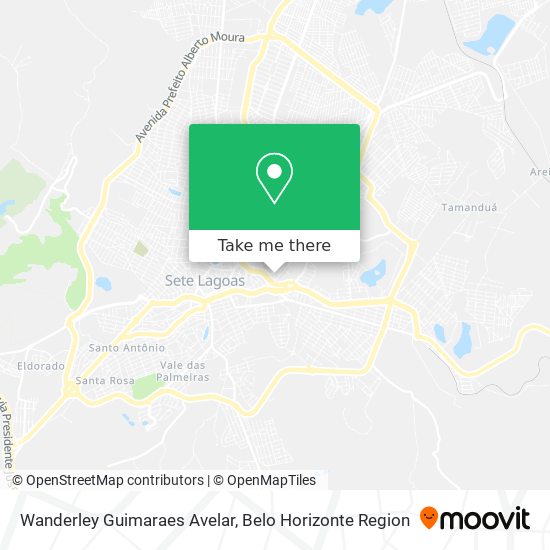 Wanderley Guimaraes Avelar map