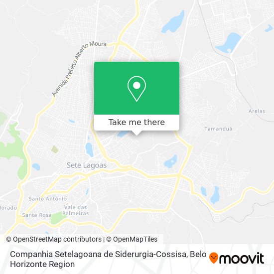 Companhia Setelagoana de Siderurgia-Cossisa map