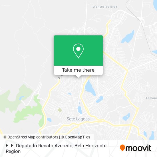 E. E. Deputado Renato Azeredo map