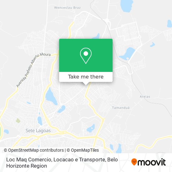 Loc Maq Comercio, Locacao e Transporte map