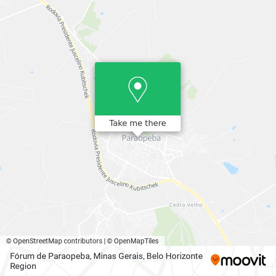 Fórum de Paraopeba, Minas Gerais map
