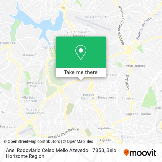 Anel Rodoviário Celso Mello Azevedo 17850 map