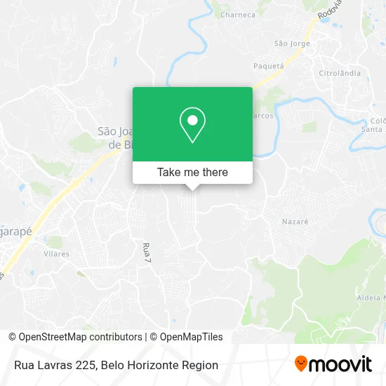Rua Lavras 225 map