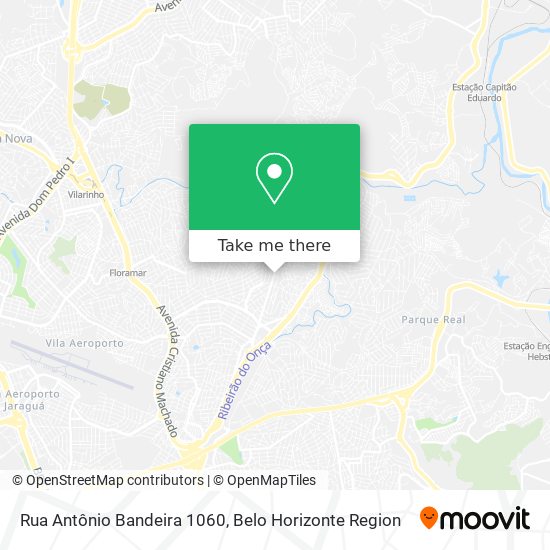 Mapa Rua Antônio Bandeira 1060