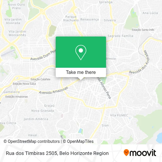Rua dos Timbiras 2505 map