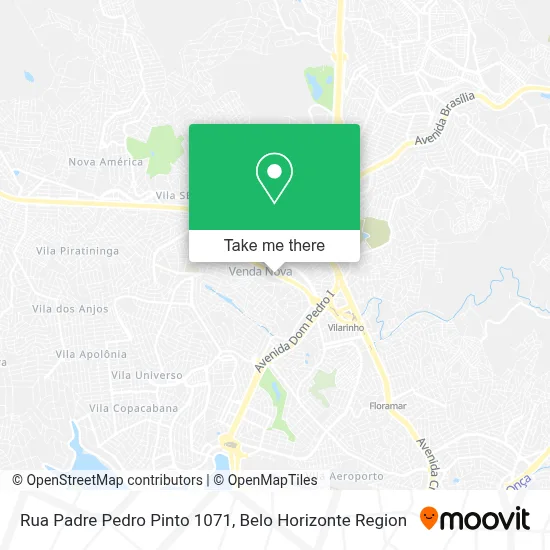 Rua Padre Pedro Pinto 1071 map