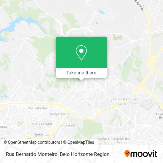 Rua Bernardo Monteiro map