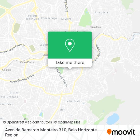 Mapa Avenida Bernardo Monteiro 310