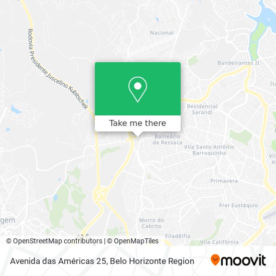 Avenida das Américas 25 map