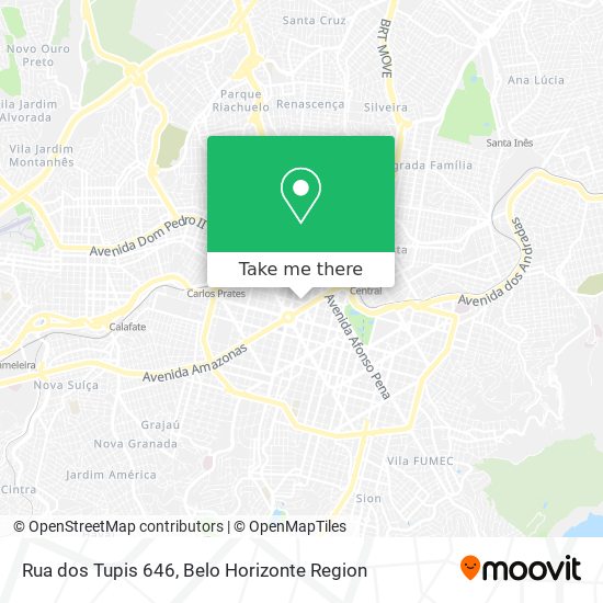 Rua dos Tupis 646 map