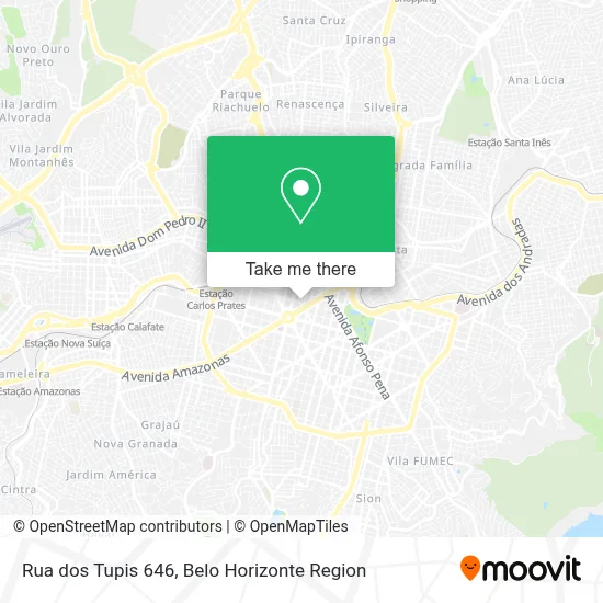 Rua dos Tupis 646 map