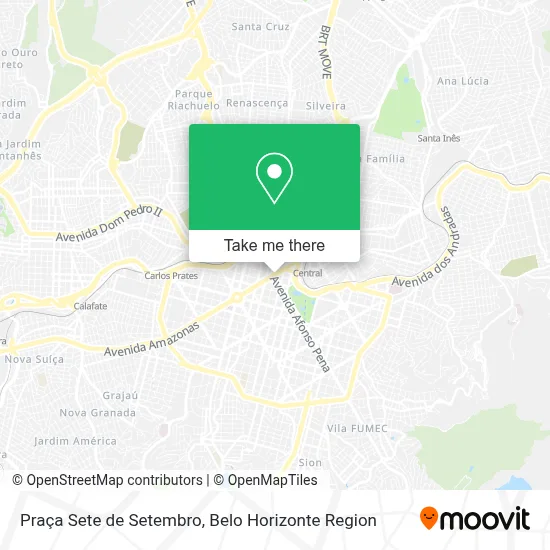 Praça Sete de Setembro map