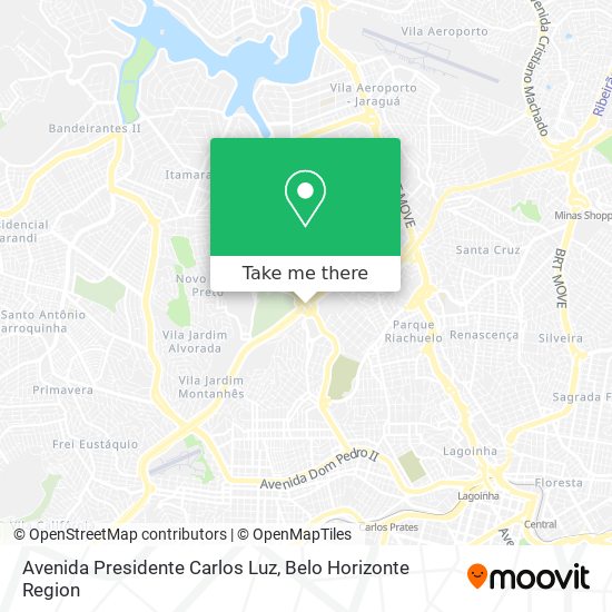 Mapa Avenida Presidente Carlos Luz