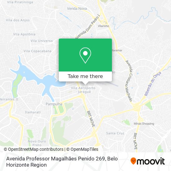 Mapa Avenida Professor Magalhães Penido 269