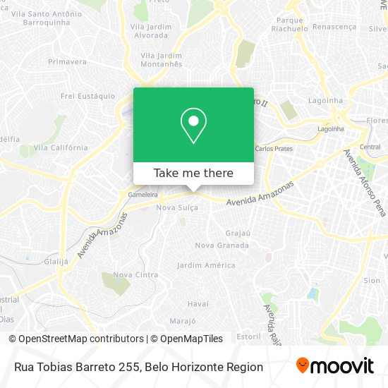 Rua Tobias Barreto 255 map