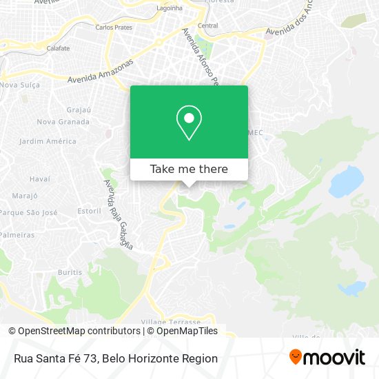 Rua Santa Fé 73 map