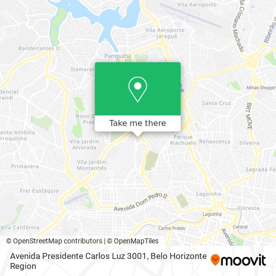 Avenida Presidente Carlos Luz 3001 map