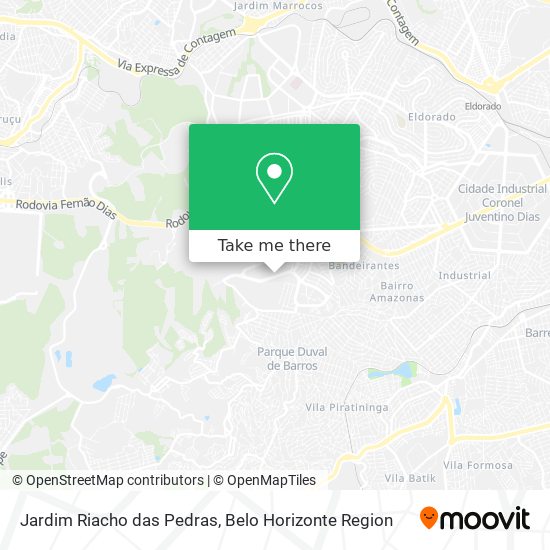 Jardim Riacho das Pedras map