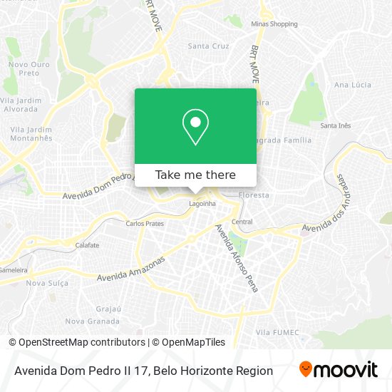 Avenida Dom Pedro II 17 map