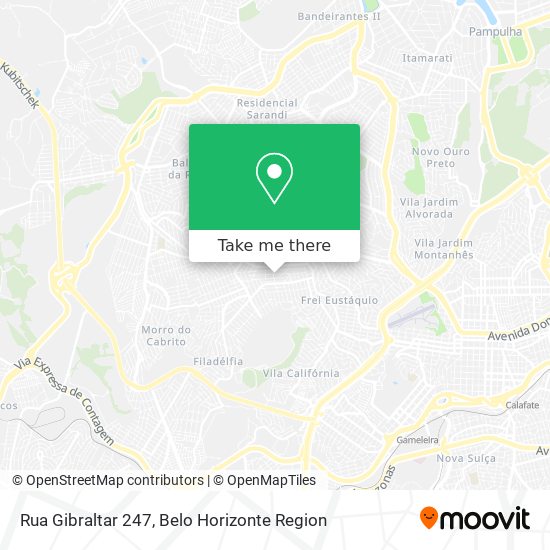 Rua Gibraltar 247 map