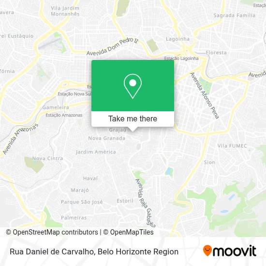 Rua Daniel de Carvalho map