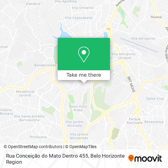 Rua Conceição do Mato Dentro 455 map