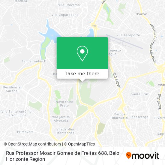 Rua Professor Moacir Gomes de Freitas 688 map