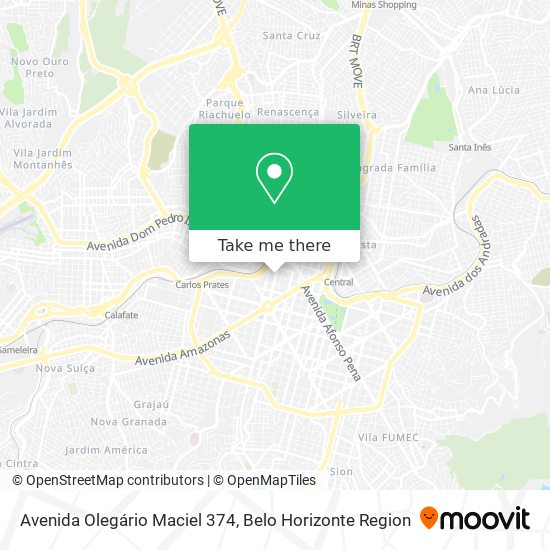 Avenida Olegário Maciel 374 map